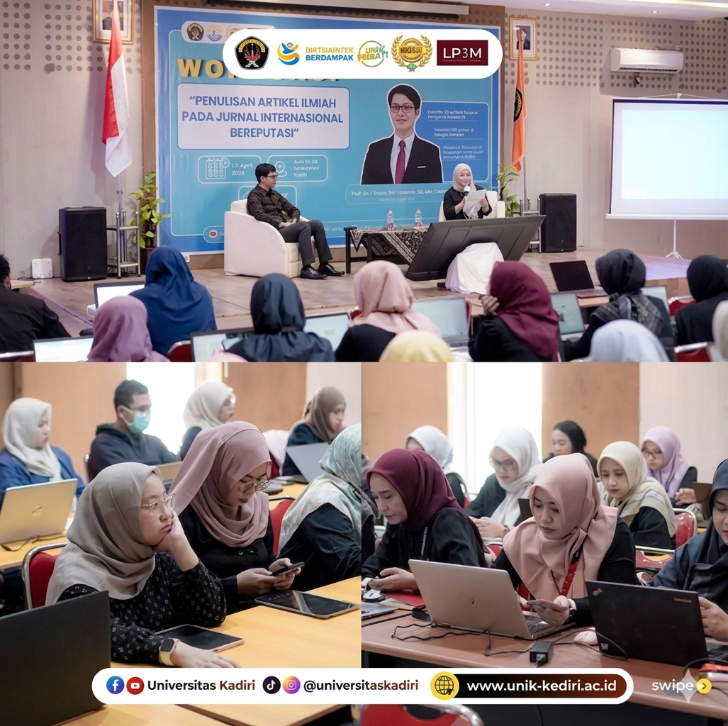 Dosen FIK Universitas Kadiri Perkuat Kompetensi di Workshop Penulisan Jurnal Bereputasi